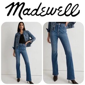 MADEWELL Jeans Women’s 25 Blue Skinny Flare in Nimes Wash NEW WITHOUT TAGS